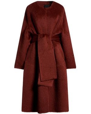 Marina Rinaldi Coat Alpaca Wool, Wool - Red