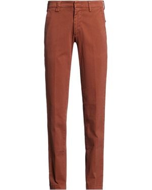 BRO-SHIP Pants Cotton, Elastane - Red