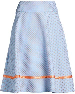 Moschino Midi Skirt Polyester, Cotton - Blue