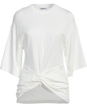 Ambush T-Shirt Viscose, Polyamide - White