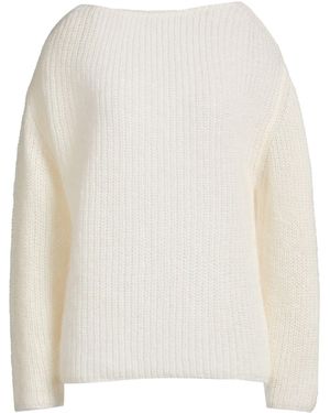 forte_forte Sweater Mohair Wool, Polyamide - White