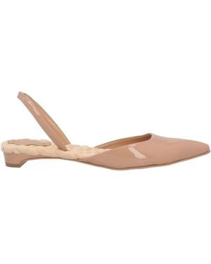 Aera Ballet Flats Textile Fibers - Natural