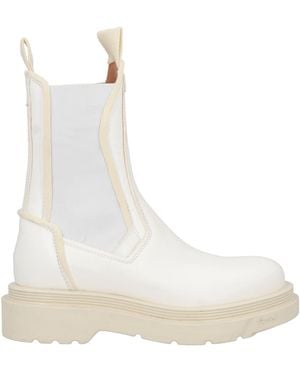 Buttero Ankle Boots Leather - White