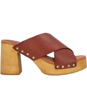 SOFIA MARE Sandals Leather - Brown