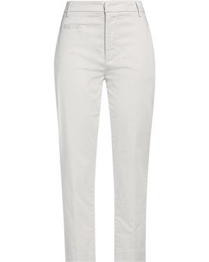 Dondup Light Trousers Cotton, Elastane - White