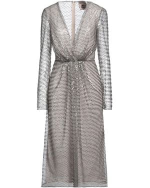 Semicouture Midi Dress Polyester - Grey