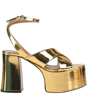 Marni Sandals Leather - Metallic