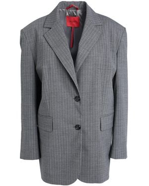 MAX&Co. Outofoffice Collaboration With Pietro Terzini Blazer Polyester, Virgin Wool, Elastane - Grey