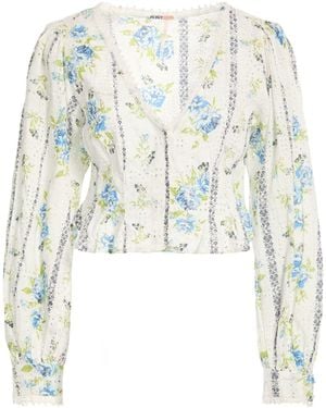 Free People Shirt Cotton, Polyester - White