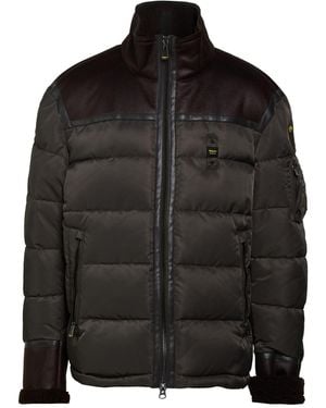 Blauer Plumífero Y Acolchado - Negro