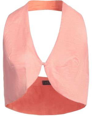 ACTUALEE Tailored Vest - Pink