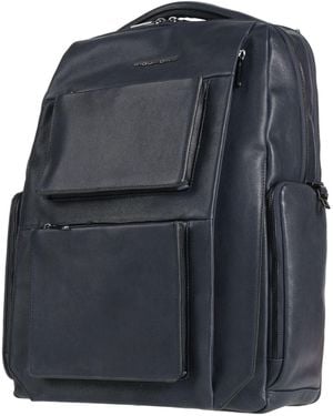 Piquadro Midnight Backpack Cow Leather - Blue