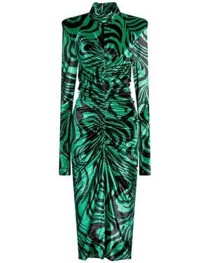 Philosophy Di Lorenzo Serafini Midi Dress - Green