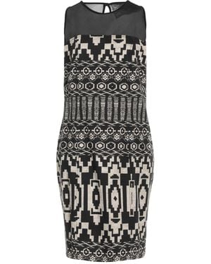 Éclà Midi Dress Cotton, Elastane - Black