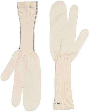 MM6 by Maison Margiela Gloves - White