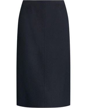 Carven Midi-Rock - Blau
