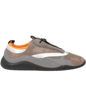 Vic Matié Sneakers Leather, Textile Fibers - Green