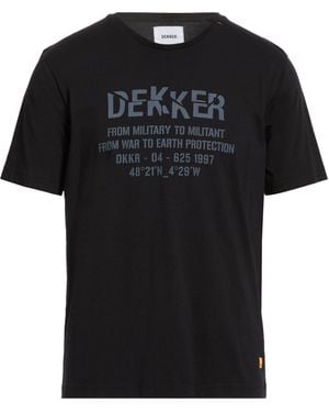 Dekker T-Shirts - Schwarz