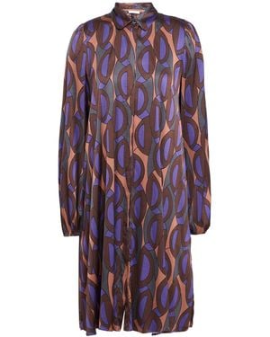 Robert Friedman Mini Dress Viscose, Elastane - Purple