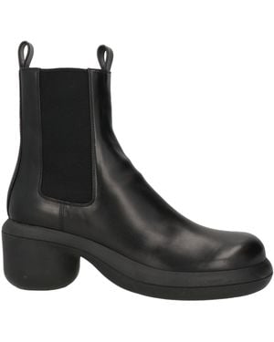 Jil Sander Ankle Boots Leather - Black