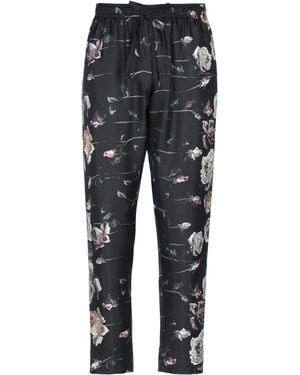 Dolce & Gabbana Pants Silk - Gray