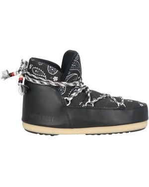 ALANUI X MOON BOOT Ankle Boots Textile Fibers, Synthetic Material - Black