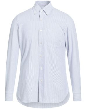 Finamore 1925 Shirt Cotton, Elastane - Blue