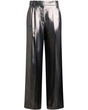 Brunello Cucinelli Trousers Silk - Black