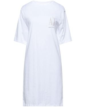 ARMANI EXCHANGE Mini Dress Cotton - White