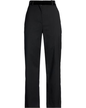 Sandro Trousers Polyester, Wool, Elastane - Black