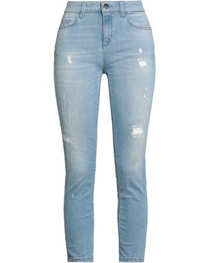 Rebel Queen Jeans Cotton, Elastane - Blue