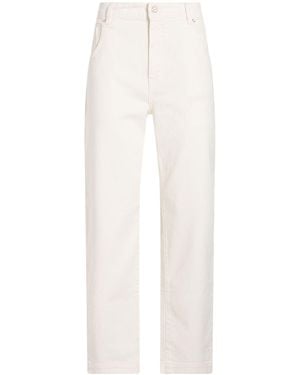 Kiton Jeans Cotton, Elastane - White