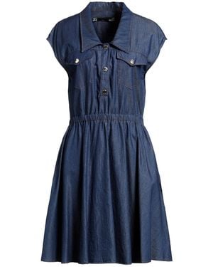 Love Moschino Midi Dress Cotton - Blue
