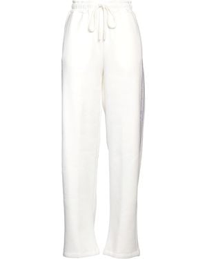 Brand Unique Pants Cotton, Polyester - White