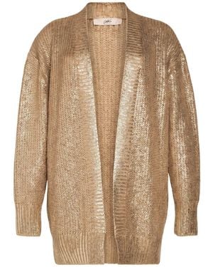 Carla G Cardigan Polyacrylic, Viscose, Wool, Alpaca Wool - Natural