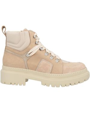 Peserico Ankle Boots Leather - Natural