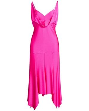 Philosophy Di Lorenzo Serafini Midi Dress Polyamide, Elastane - Pink