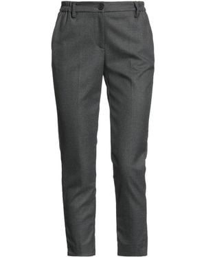 White Wise Pants - Gray