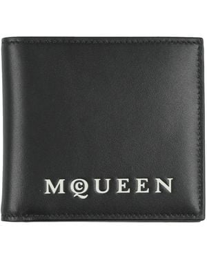 McQueen Wallet Leather - Black