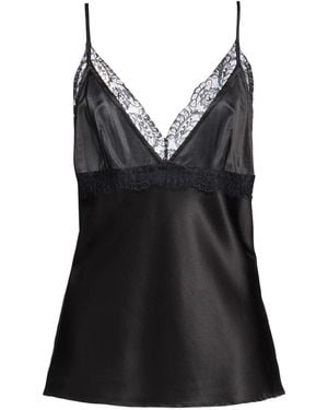 Nina Ricci Top Viscose, Silk, Elastane - Black