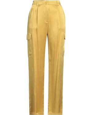 SFIZIO STUDIO Pants Acetate, Viscose - Yellow