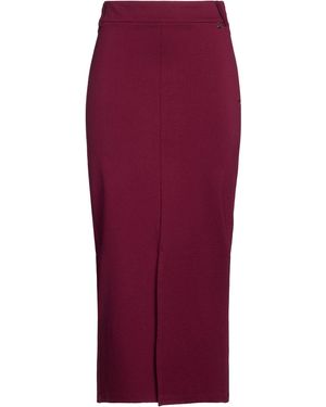 LE SARTE DEL SOLE Maxi Skirt Viscose, Polyamide, Elastane - Red