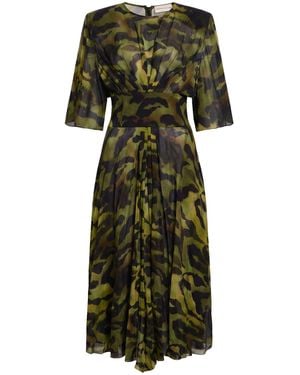 Alexandre Vauthier Midi Dress Viscose - Green
