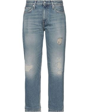 Calvin Klein Denim Cropped - Blue