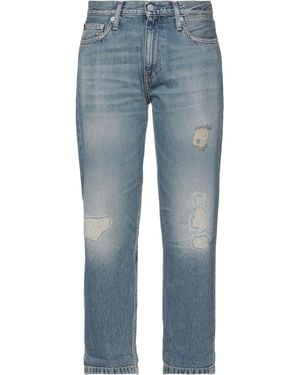Calvin Klein Denim Cropped - Blue