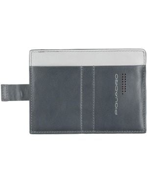 Piquadro Coin Purse Leather - Gray