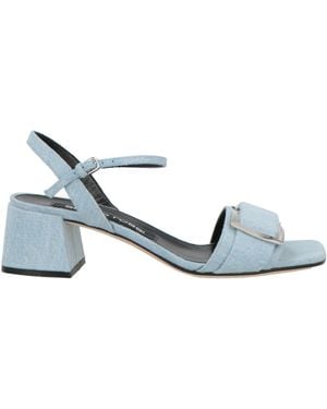 Sergio Rossi Sandals Textile Fibers - Blue