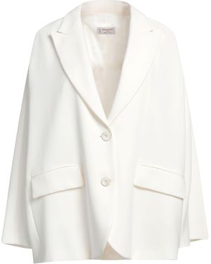 Alberto Biani Blazer Triacetate, Polyester - White