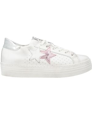 2Star Trainers Leather, Rubber - White
