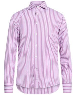 Brian Dales Mauve Shirt Cotton - Purple